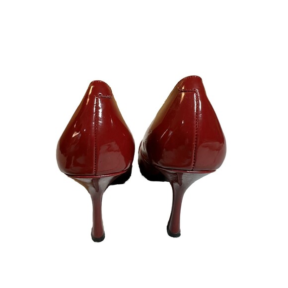 BCBGeneration Pump Heels Womens 6B Red Sexy Slip On Stilettos Pointed Toe CLEAN! - Picture 4 of 13